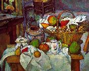 Paul Cezanne Vessels, Basket and Fruit oil on canvas